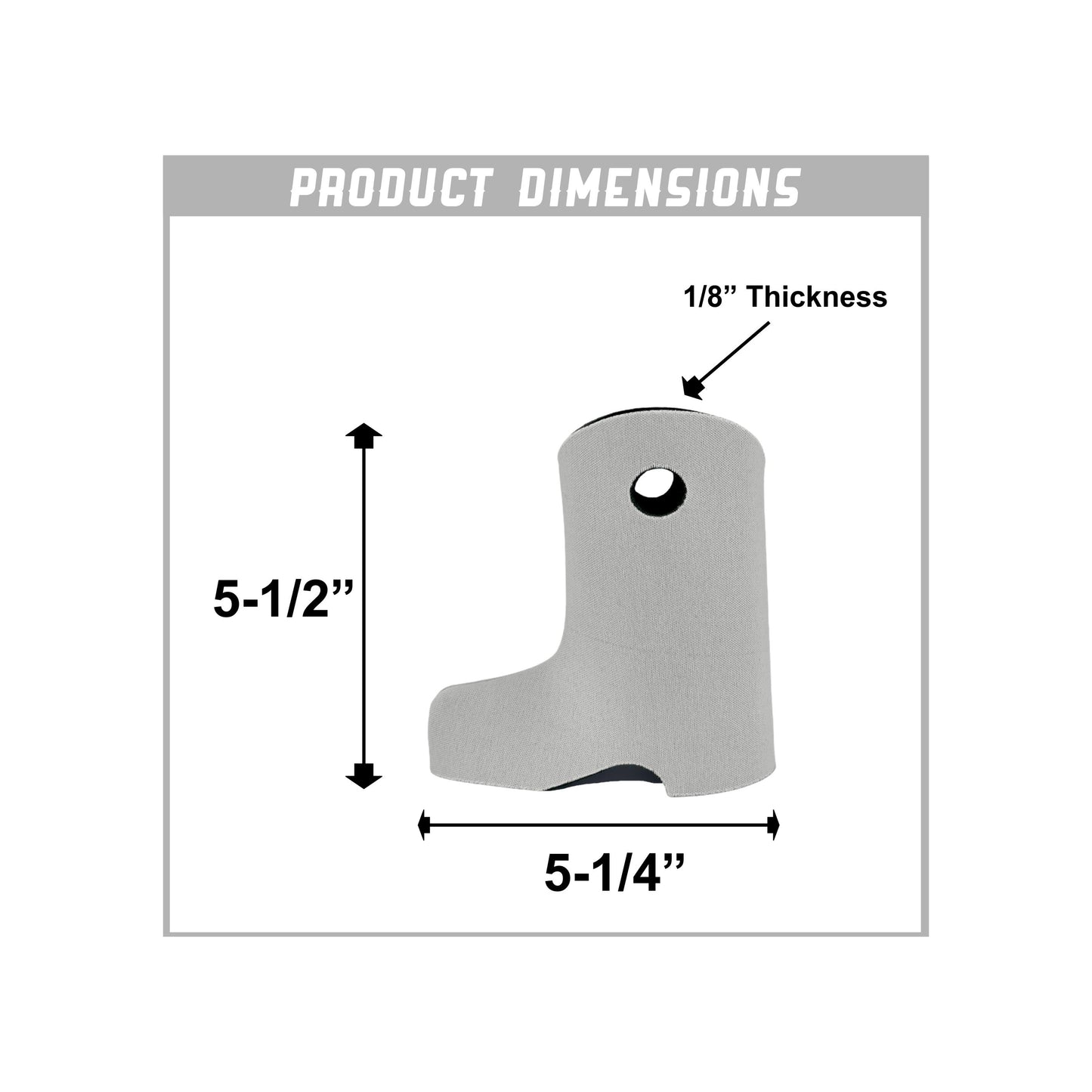 25 Minimum Collapsible Foam Boot Bottle Coolie - Full Dye Sublimation
