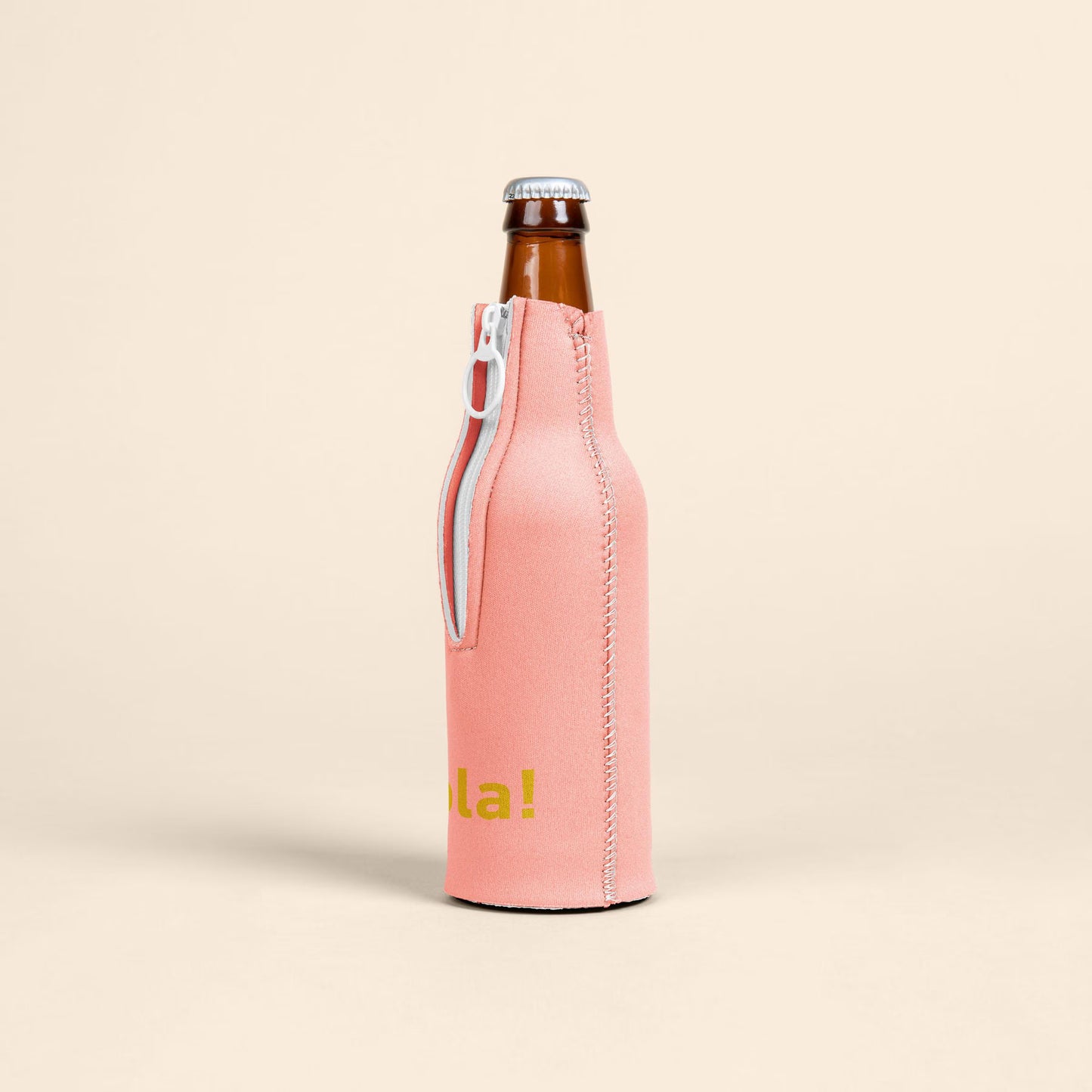 50 Minimum Neoprene Beer Bottle Coolie - One Color Screen Print