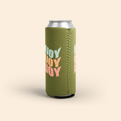 50 Minimum Collapsible Neoprene 24 oz Can Coolie - One Color Screen Print