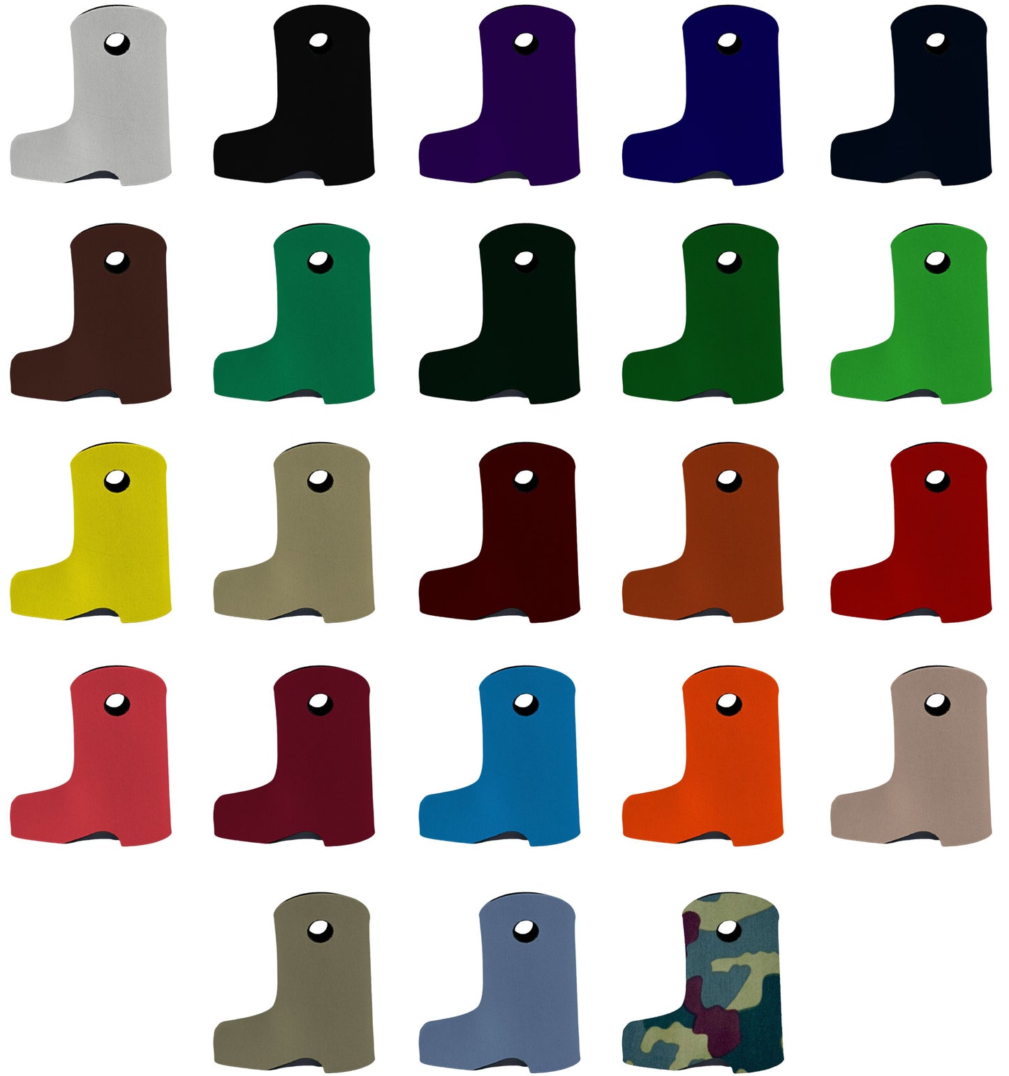 25 Minimum Collapsible Foam Boot Bottle Coolie - One Color Screen Print