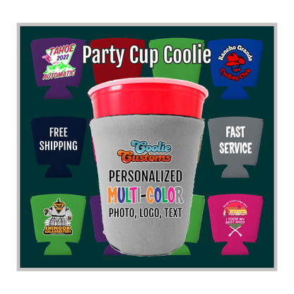 No Minimum Collapsible Neoprene Party Cup Coolie