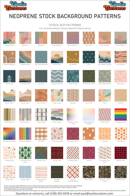 50 Minimum Collapsible Neoprene Slim Can Coolie - Full Dye Sublimation