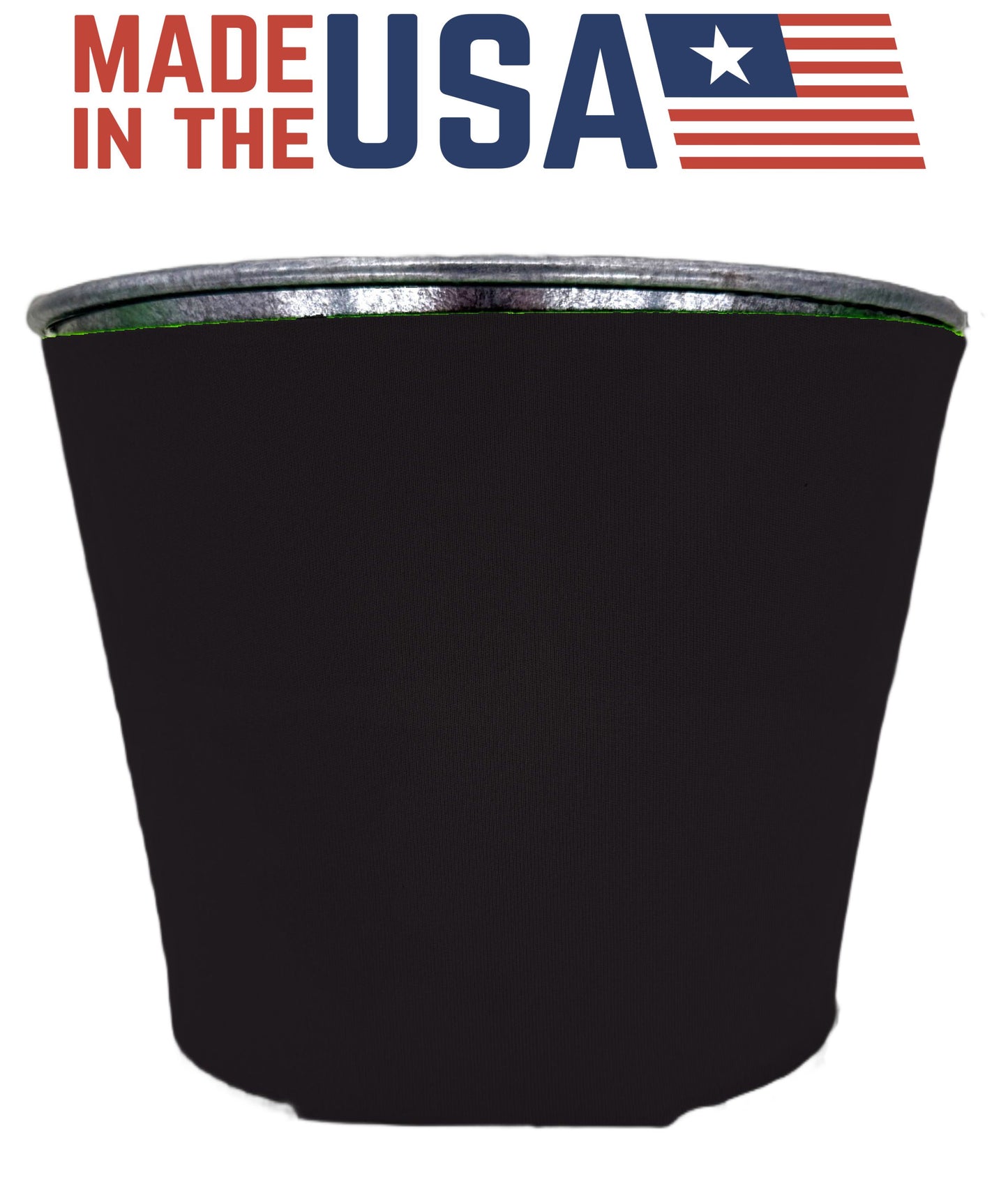 25 Minimum Collapsible Foam Galvanized Beer Bucket Insulator - One Color Screen Print