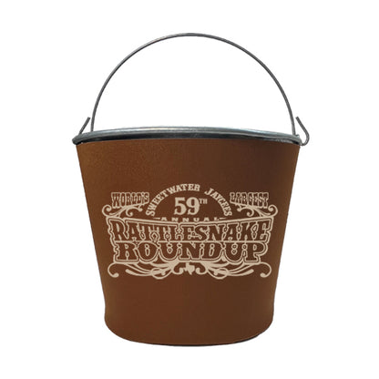25 Minimum Collapsible Foam Galvanized Beer Bucket Insulator - One Color Screen Print