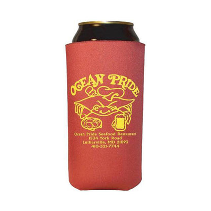 25 Minimum Collapsible Foam 16 oz Can Coolie - One Color Screen Print